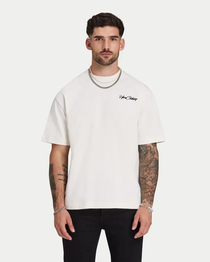 Herren-T-Shirt „Script“ in schwerer Ausführung Herren-T-Shirt „Script“ in schwerer Ausführung