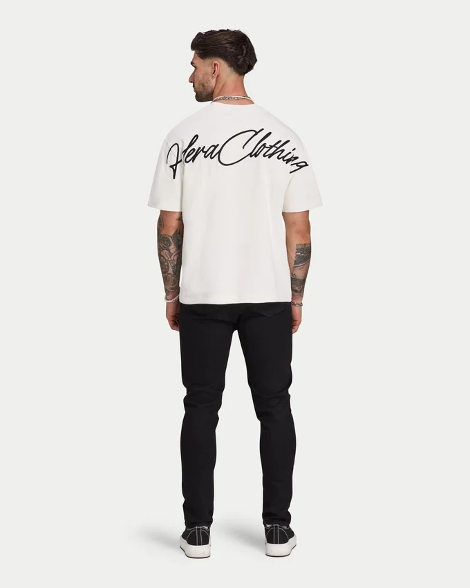 Herren-T-Shirt „Script“ in schwerer Ausführung Herren-T-Shirt „Script“ in schwerer Ausführung