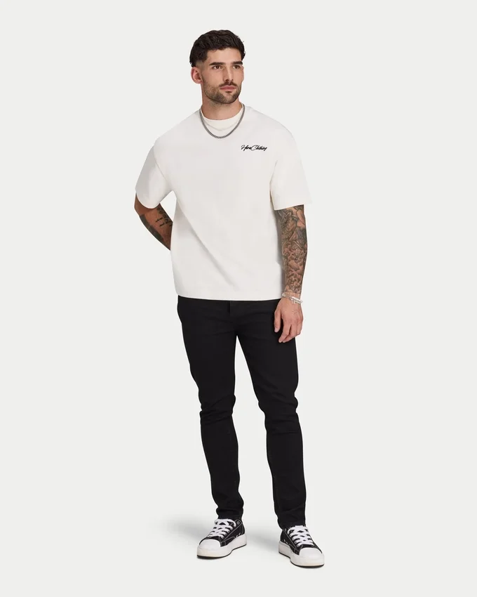 Herren-T-Shirt „Script“ in schwerer Ausführung Herren-T-Shirt „Script“ in schwerer Ausführung