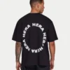 Herren-T-Shirts | Motion Oversized-T-Shirt – Schwarz Herren-T-Shirts | Motion Oversized-T-Shirt – Schwarz