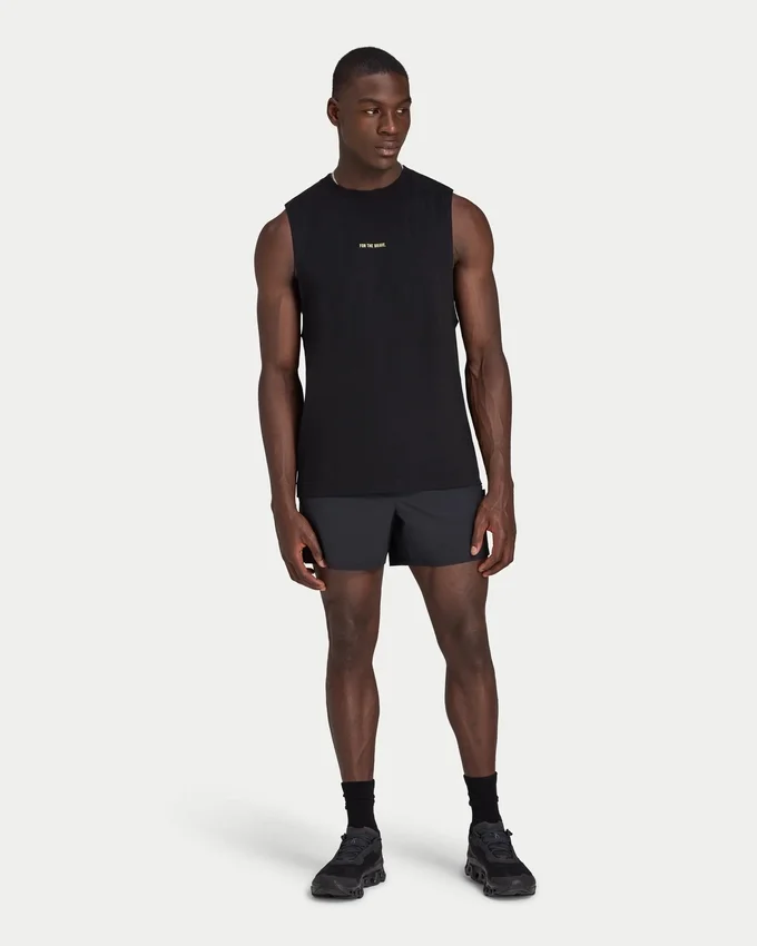 Herren-Tanktop „For the Brave“ in Oversize-Passform Herren-Tanktop „For the Brave“ in Oversize-Passform
