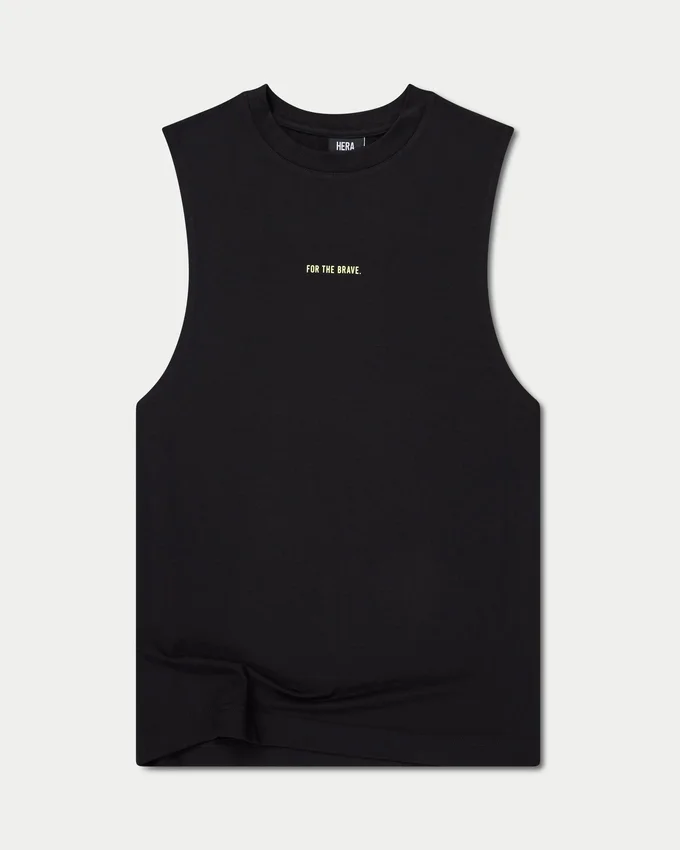 Herren-Tanktop „For the Brave“ in Oversize-Passform Herren-Tanktop „For the Brave“ in Oversize-Passform