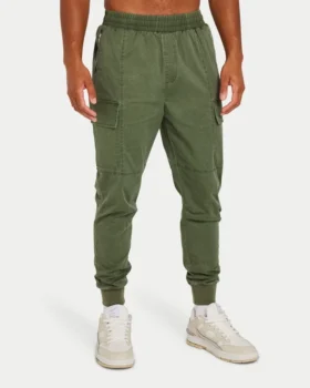 Herren-Utility-Cargohose – Dunkelkhaki
