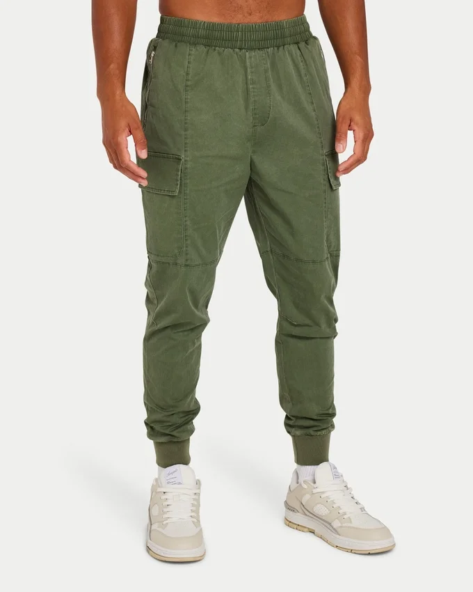 Herren-Utility-Cargohose – Dunkelkhaki Herren-Utility-Cargohose – Dunkelkhaki