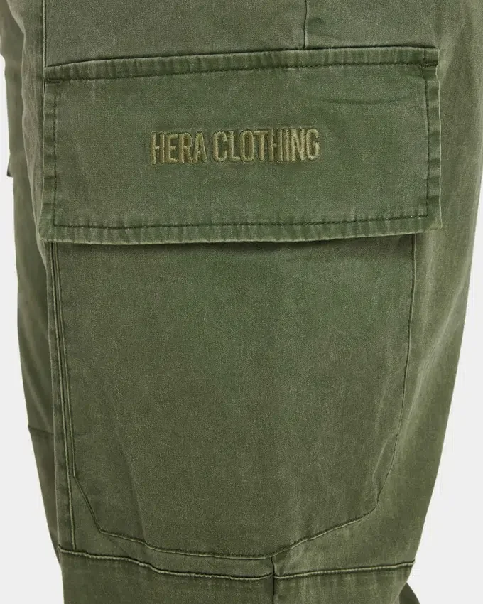 Herren-Utility-Cargohose – Dunkelkhaki Herren-Utility-Cargohose – Dunkelkhaki