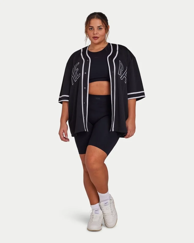 Herren-Varsity-Mesh-Jersey – schwarz Herren-Varsity-Mesh-Jersey – schwarz