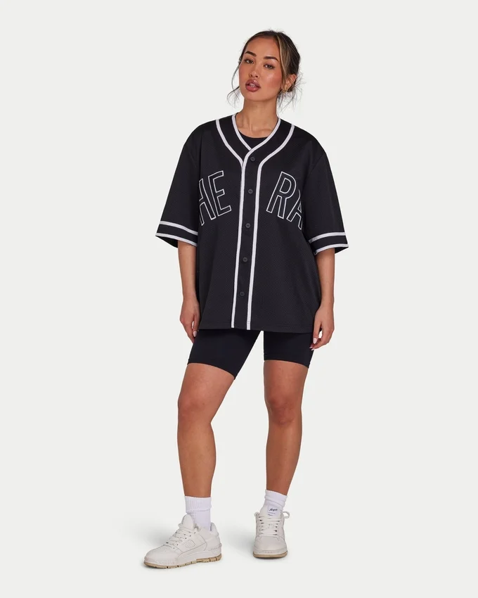 Herren-Varsity-Mesh-Jersey – schwarz Herren-Varsity-Mesh-Jersey – schwarz