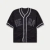 Herren-Varsity-Mesh-Jersey – schwarz Herren-Varsity-Mesh-Jersey – schwarz