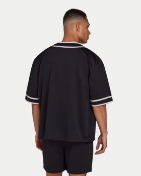 Herren-Varsity-Mesh-Jersey – schwarz