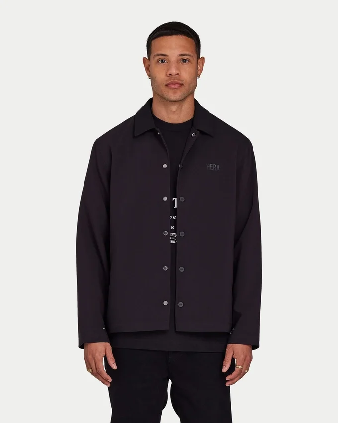 Herrenjacken | Coach-Jacke – schwarz Herrenjacken | Coach-Jacke – schwarz