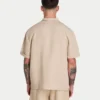Kurzarm-Shorts-Hemd aus Leinen für Herren Kurzarm-Shorts-Hemd aus Leinen für Herren