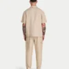 Kurzarm-Shorts-Hemd aus Leinen für Herren Kurzarm-Shorts-Hemd aus Leinen für Herren
