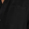 Kurzarm-Shorts-Hemd aus Leinen für Herren Kurzarm-Shorts-Hemd aus Leinen für Herren