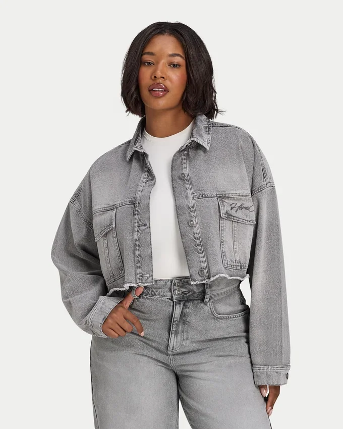 Kurze Denim-Jacke für Damen Kurze Denim-Jacke für Damen