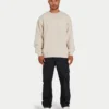 Label-Sweatshirt für Herren – Oatmeal Label-Sweatshirt für Herren – Oatmeal