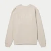 Label-Sweatshirt für Herren – Oatmeal Label-Sweatshirt für Herren – Oatmeal