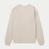 Label-Sweatshirt für Herren – Oatmeal Label-Sweatshirt für Herren – Oatmeal