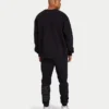 Label-Sweatshirt für Herren – schwarz Label-Sweatshirt für Herren – schwarz