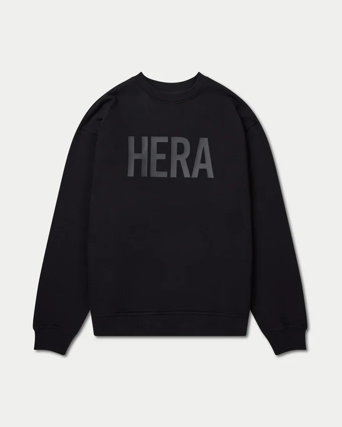Label-Sweatshirt für Herren – schwarz Label-Sweatshirt für Herren – schwarz