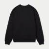 Label-Sweatshirt für Herren – schwarz Label-Sweatshirt für Herren – schwarz