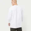 Langarm-T-Shirt der Herrenmarke – weiß Langarm-T-Shirt der Herrenmarke – weiß