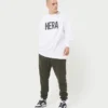 Langarm-T-Shirt der Herrenmarke – weiß Langarm-T-Shirt der Herrenmarke – weiß