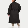 Lange Daunenjacke für Damen – schwarz Lange Daunenjacke für Damen – schwarz