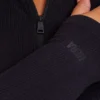 Langärmliges Midi-Kleid für Damen – schwarz Langärmliges Midi-Kleid für Damen – schwarz