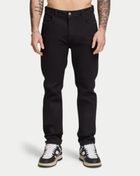 Lässige Denim-Jeans – schwarz