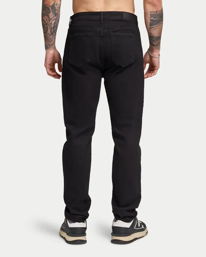 Lässige Denim-Jeans – schwarz Lässige Denim-Jeans – schwarz