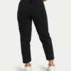 Mom-Jeans für Damen – gewaschenes Schwarz Mom-Jeans für Damen – gewaschenes Schwarz