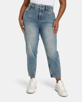 Mom-Jeans für Damen – Mid Wash