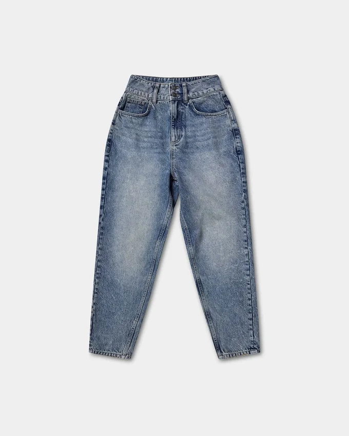 Mom-Jeans für Damen – Mid Wash Mom-Jeans für Damen – Mid Wash