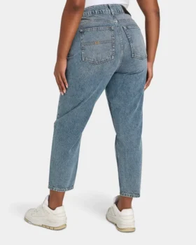 Mom-Jeans für Damen – Mid Wash