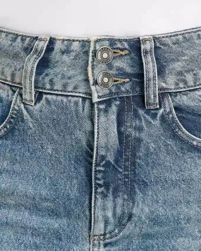 Mom-Jeans für Damen – Mid Wash Mom-Jeans für Damen – Mid Wash
