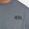 Oversized-Basic-T-Shirt für Herren – Anthrazitgrau