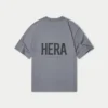 Oversized-Basic-T-Shirt für Herren – Anthrazitgrau