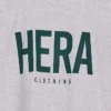 Oversized-Basic-T-Shirt für Herren – grau meliert