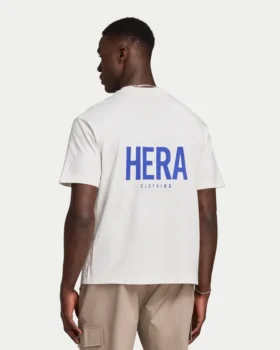 Oversized-Basic-T-Shirt für Herren – Off White