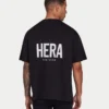 Oversized-Basic-T-Shirt für Herren – schwarz