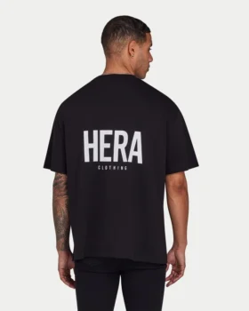 Oversized-Basic-T-Shirt für Herren – schwarz
