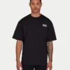 Oversized-Basic-T-Shirt für Herren – schwarz