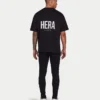 Oversized-Basic-T-Shirt für Herren – schwarz