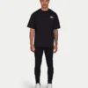 Oversized-Basic-T-Shirt für Herren – schwarz