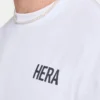 Oversized-Basic-T-Shirt für Herren – Weiß