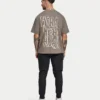 Oversized-Graffiti-T-Shirt für Herren