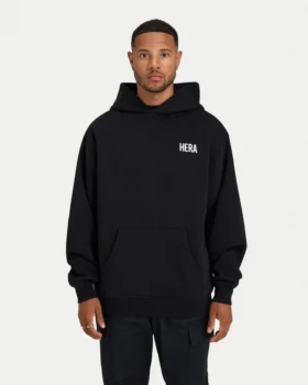 Oversized-Hoodie für Herren – schwarz Oversized-Hoodie für Herren – schwarz