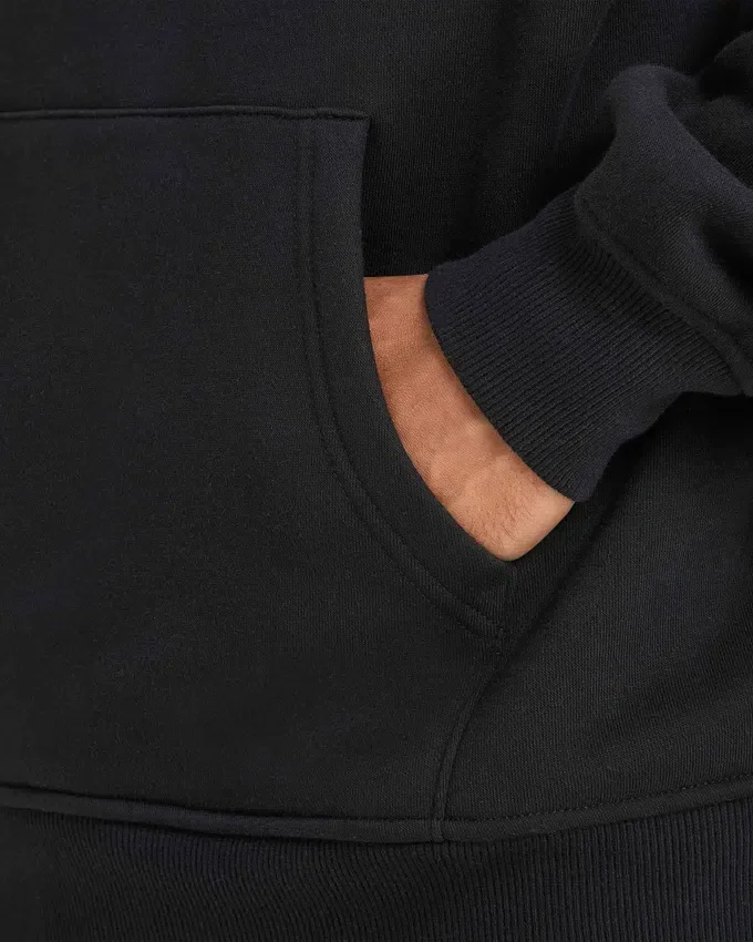 Oversized-Hoodie für Herren – schwarz Oversized-Hoodie für Herren – schwarz