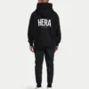 Oversized-Hoodie für Herren – schwarz Oversized-Hoodie für Herren – schwarz