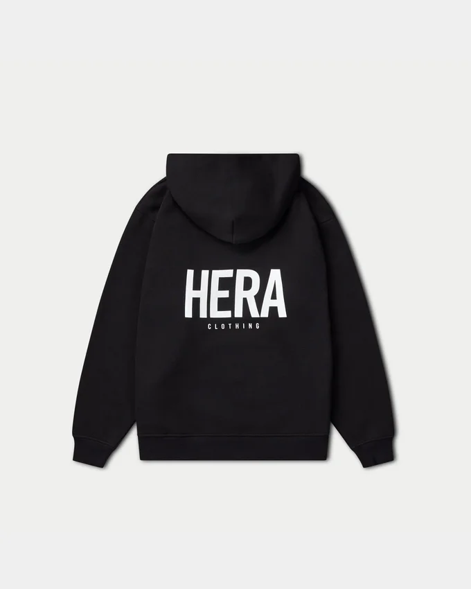 Oversized-Hoodie für Herren – schwarz Oversized-Hoodie für Herren – schwarz